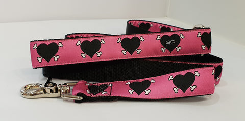 Dog Patch Pink Fabric Leash