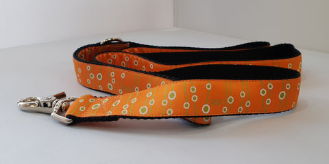 Townsend Orange Fabric Leash